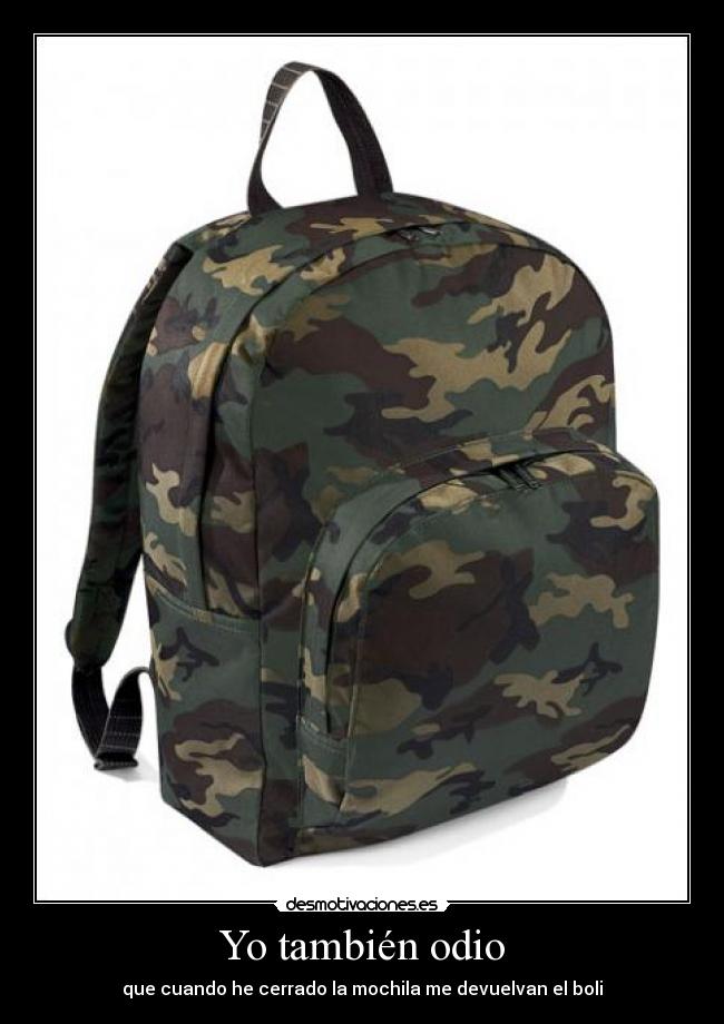 Yo también odio - 