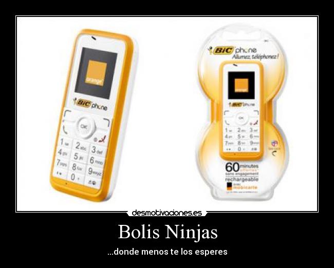 carteles bic boligrafo boli bolis ninja ninjas desmotivaciones