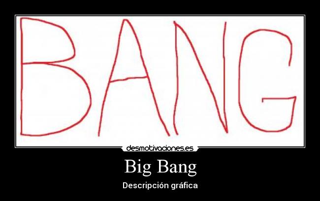 Big Bang - Descripción gráfica