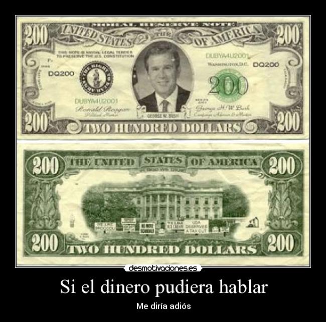 carteles dinero adios dinero desmotivaciones