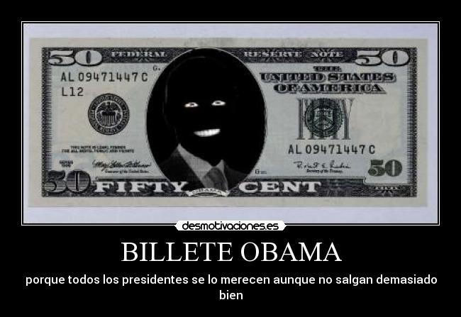 BILLETE OBAMA -