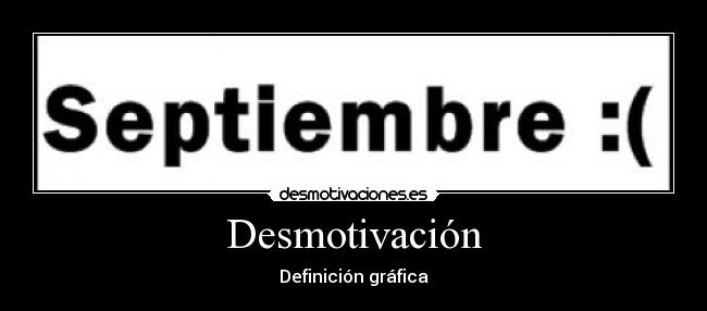 Desmotivación - Definición gráfica