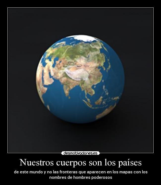 Nuestros cuerpos son los países - 
