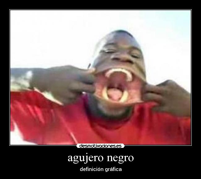agujero negro -