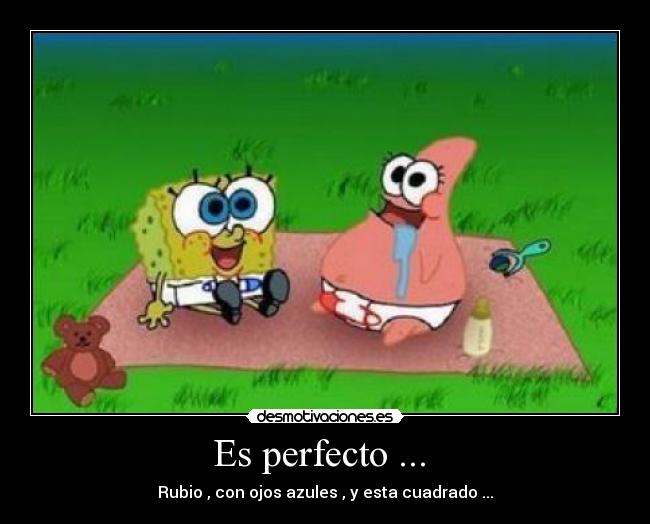 Es perfecto ... -
