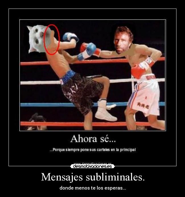 Mensajes subliminales. - 