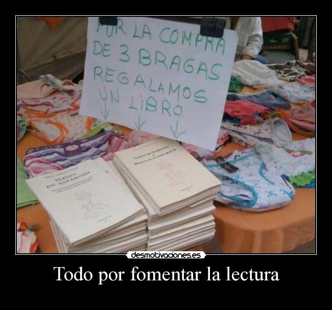 carteles lectura desmotivaciones