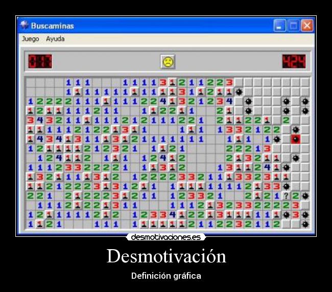 Desmotivación - Definición gráfica