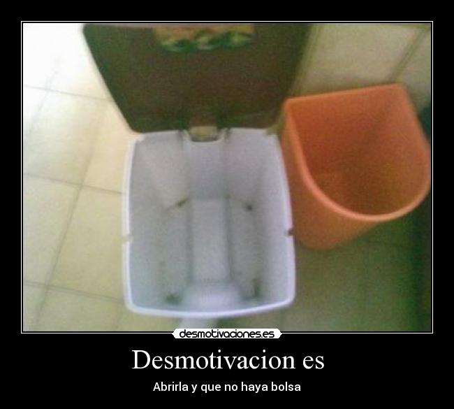 Desmotivacion es -