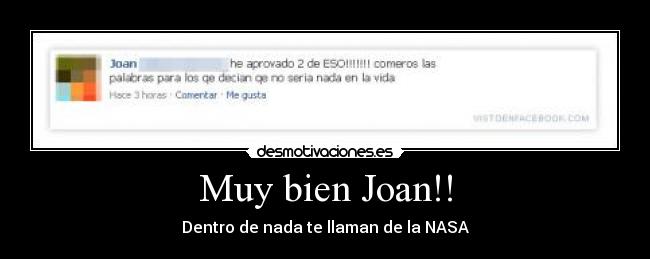 Muy bien Joan!! - 