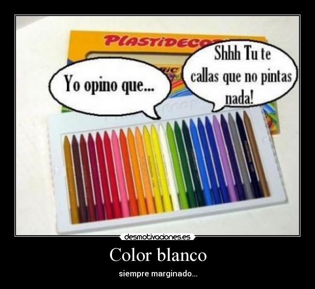 Color blanco -