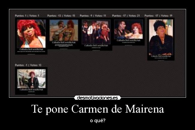 Te pone Carmen de Mairena -
