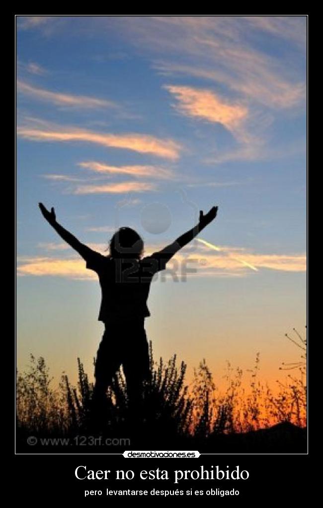 Caer no esta prohibido - pero levantarse después si es obligado