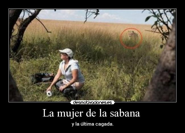 La mujer de la sabana -
