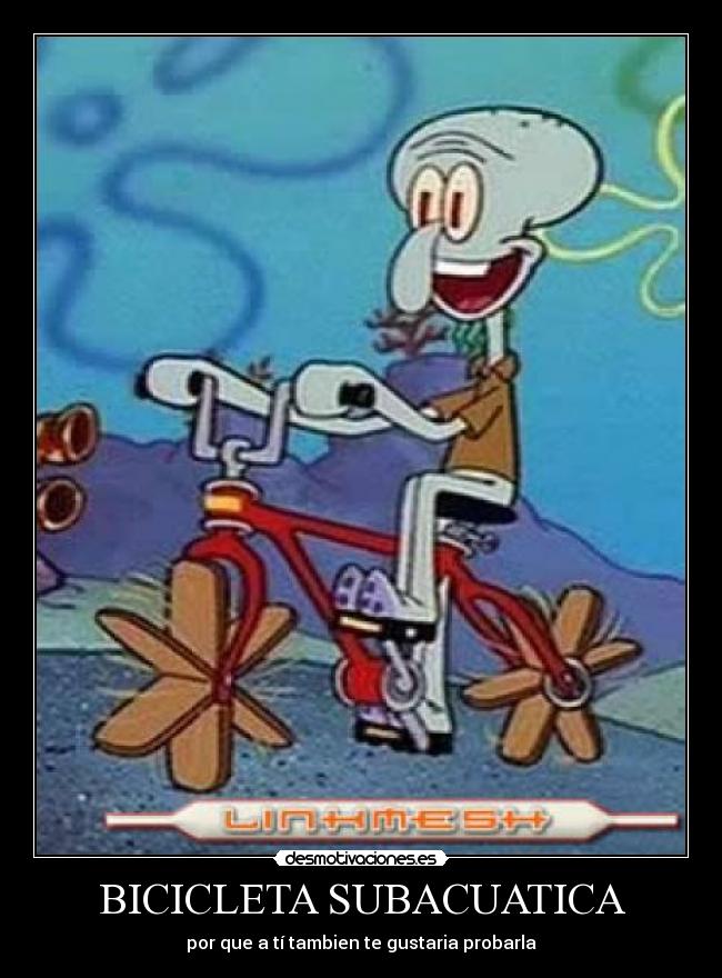 BICICLETA SUBACUATICA - por que a tí tambien te gustaria probarla