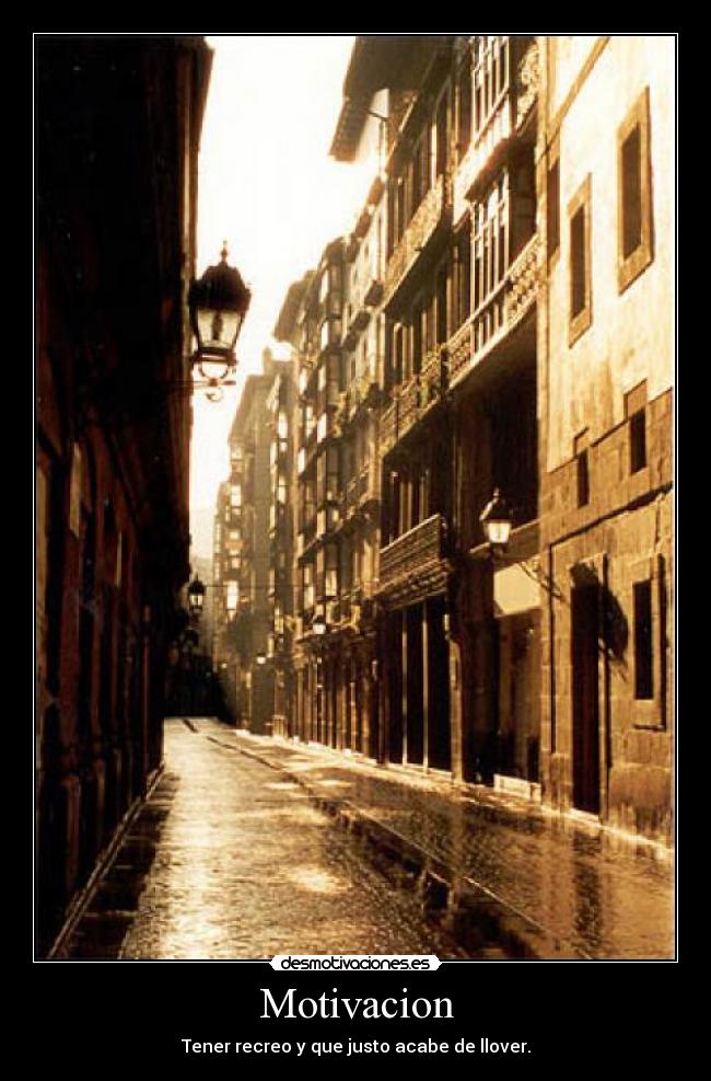 carteles recreo lluvia desmotivaciones