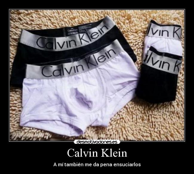 carteles calvin klein desmotivaciones