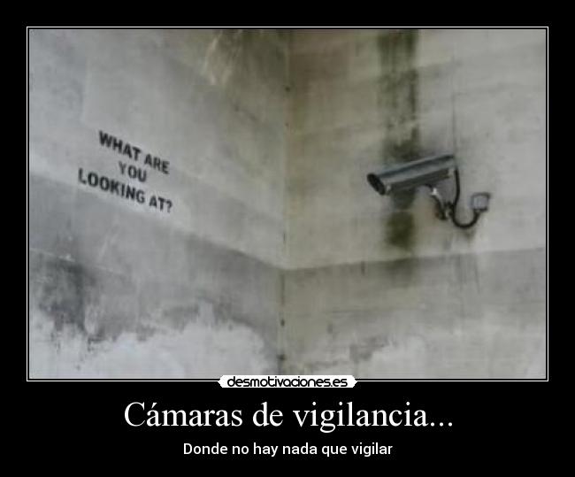 Cámaras de vigilancia... - 