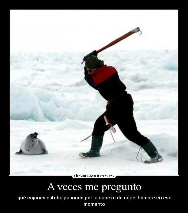 A veces me pregunto -