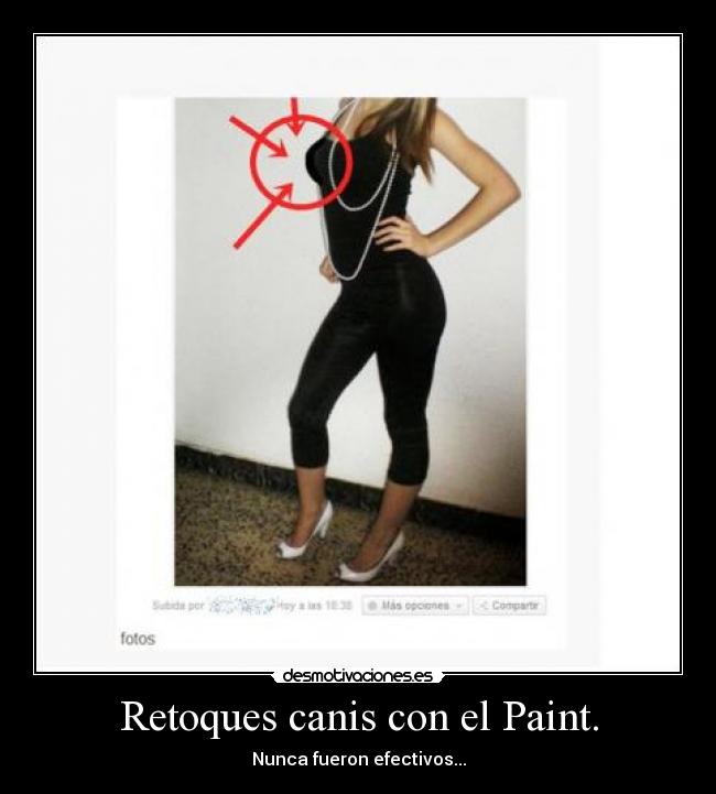 Retoques canis con el Paint. - 