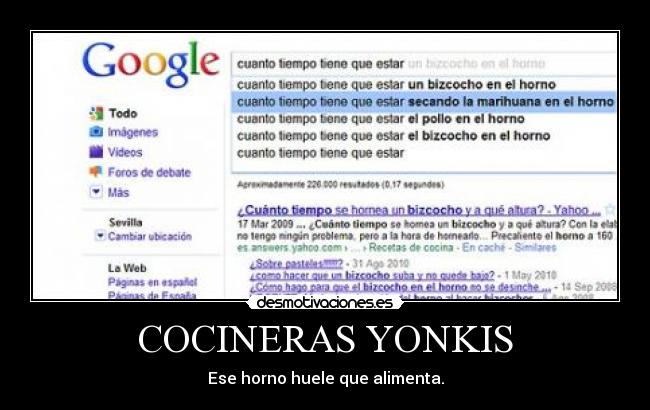 carteles cocineras yonkis desmotivaciones