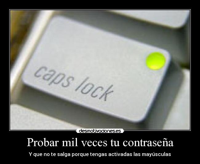 Probar mil veces tu contraseña -