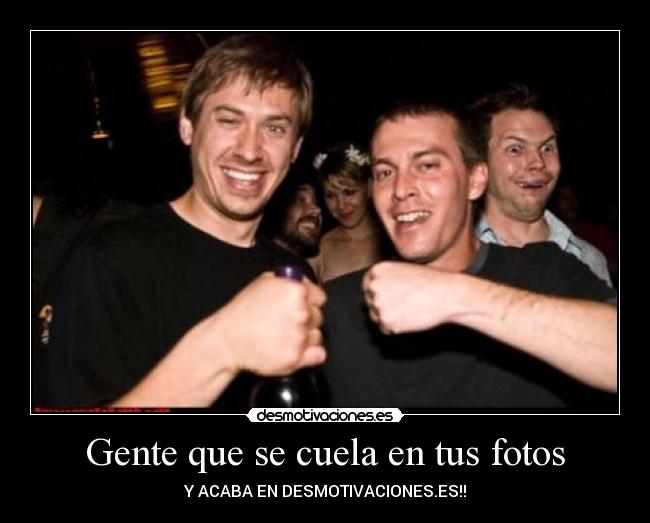 Gente que se cuela en tus fotos - 