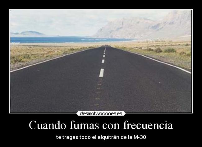 Cuando fumas con frecuencia - 