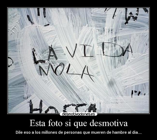 Esta foto si que desmotiva - 