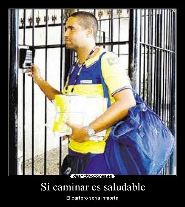 Si caminar es saludable - 