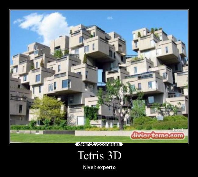 Tetris 3D - Nivel: experto