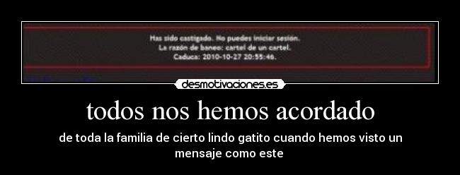 todos nos hemos acordado -