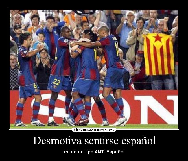 Desmotiva sentirse español - 