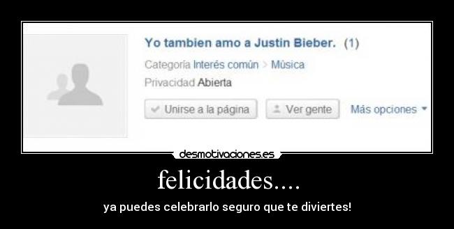 felicidades.... - ya puedes celebrarlo seguro que te diviertes!