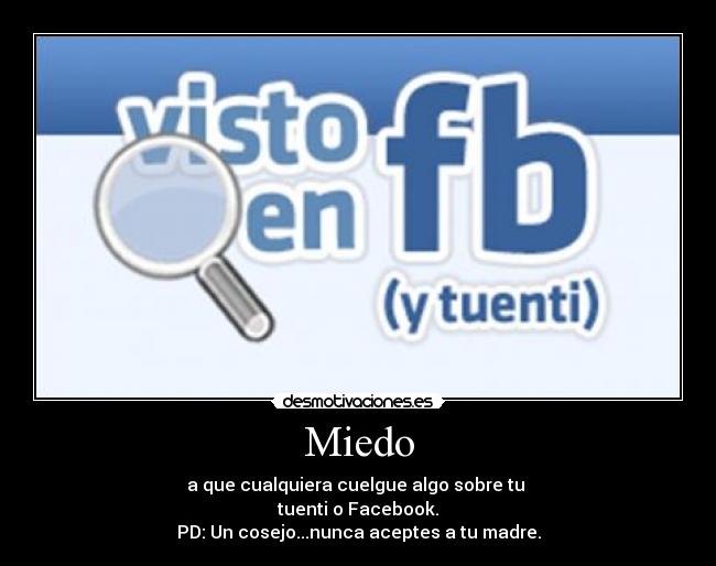 carteles miedo miedo desmotivaciones