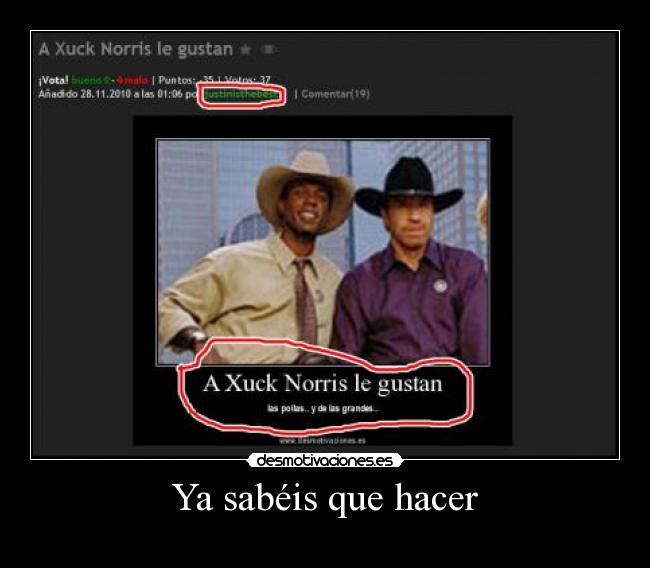 Ya sabéis que hacer - 