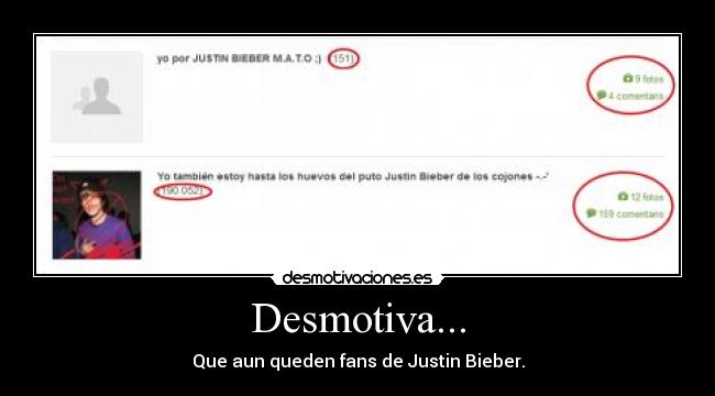 carteles puto biber desmotivaciones