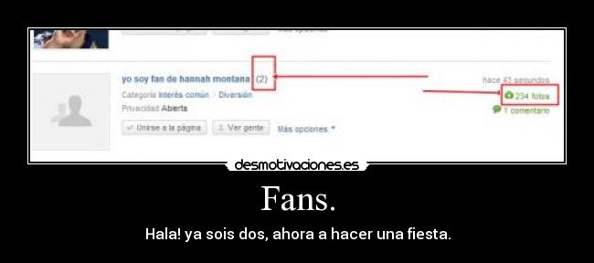 Fans. - 