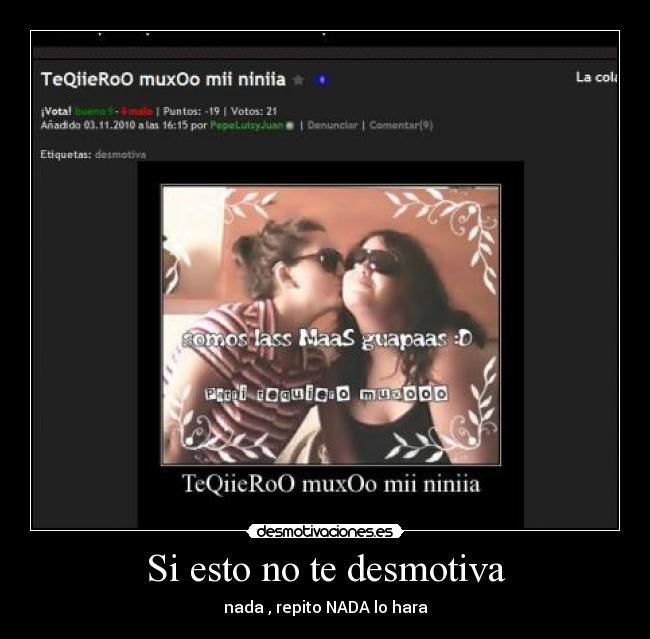 Si esto no te desmotiva - 
