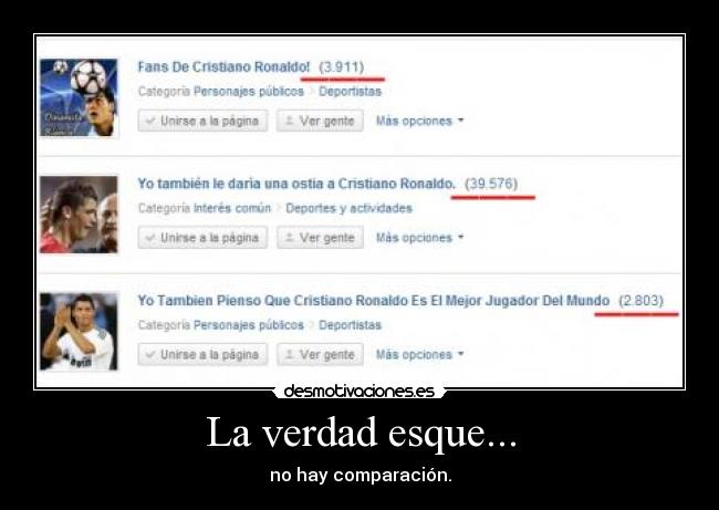 La verdad esque... -