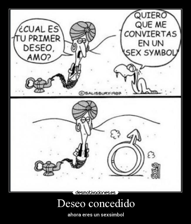 Deseo concedido - ahora eres un sexsimbol