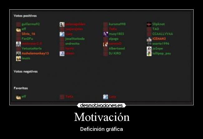 Motivación -