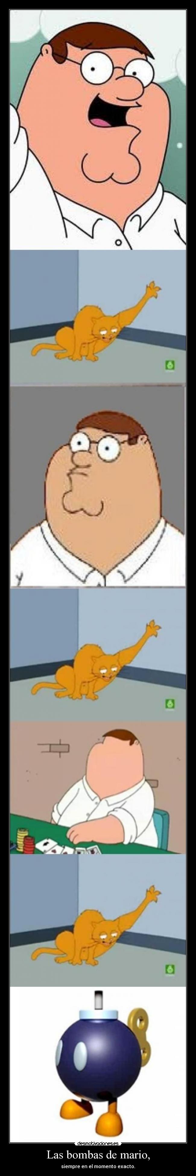 Las bombas de mario, - siempre en el momento exacto.