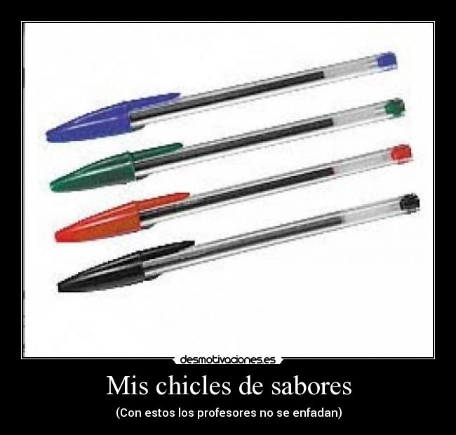 Mis chicles de sabores - 