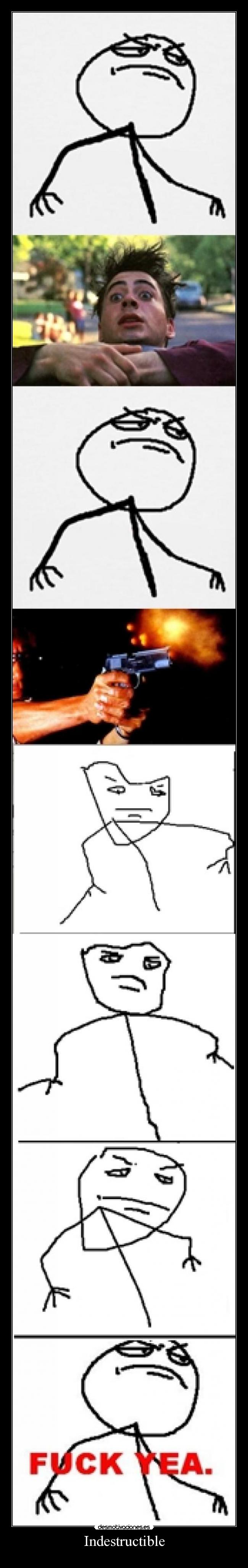 carteles fuck yea indestructible desmotivaciones