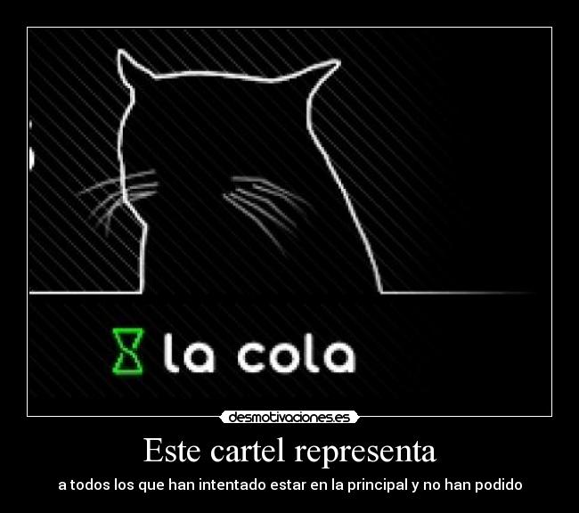 Este cartel representa -