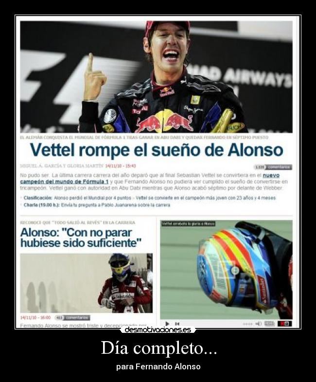 Día completo... - para Fernando Alonso