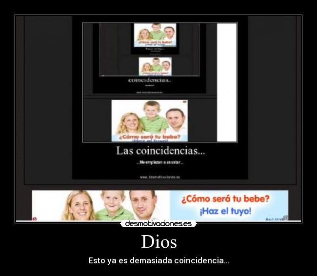 Dios - Esto ya es demasiada coincidencia...