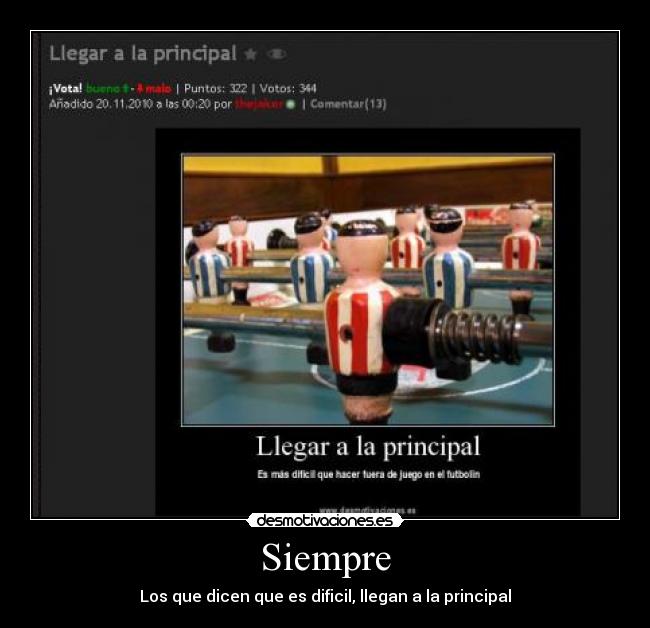 carteles futbolin desmotivaciones