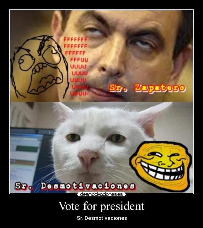Vote for president - 